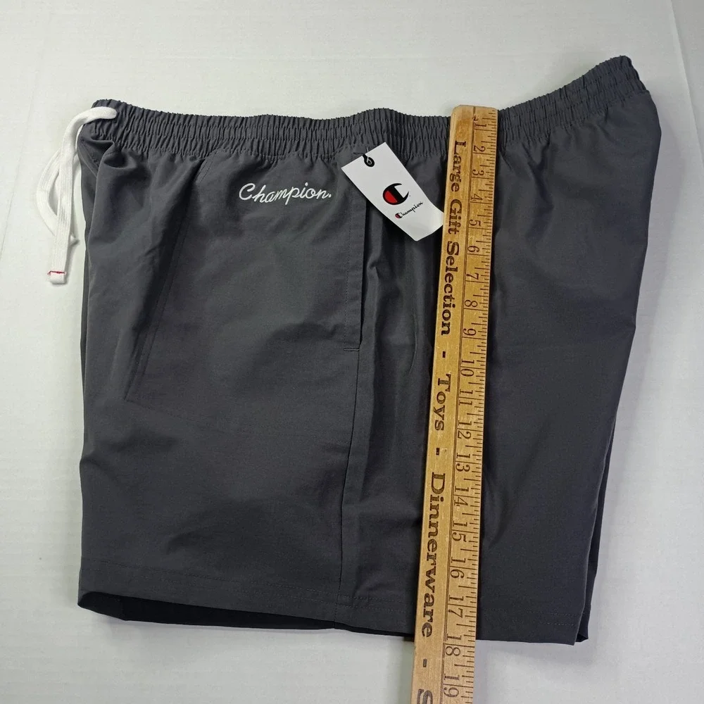 Champion Nineiron Classic Woven Shorts Men's Size 2XL XXL Gray Drawstring